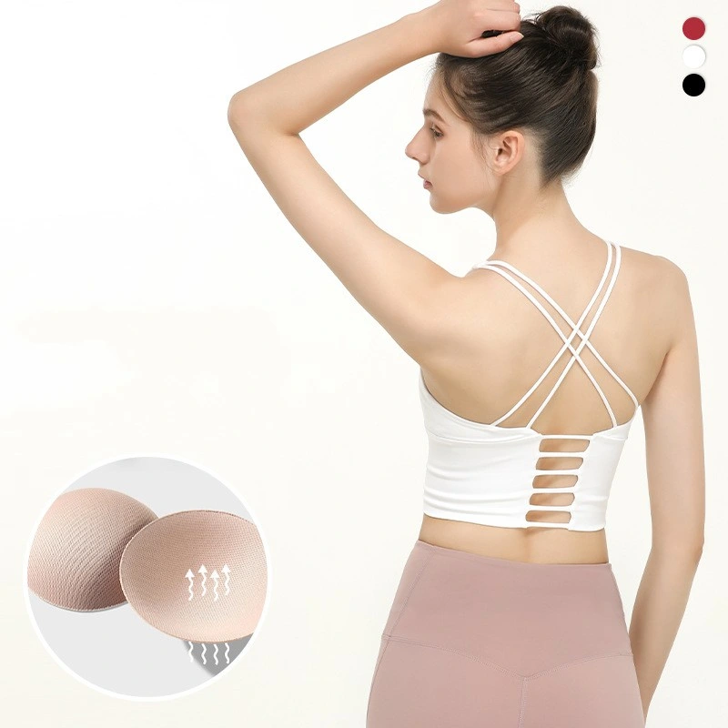 Quick Dry Sexy Shockproof Fitness Running Yoga Tops
