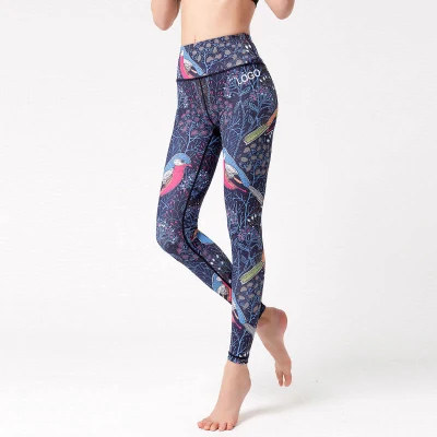 Ropa deportiva Ropa deportiva Textil Yoga Gimnasio Ropa de cintura alta Fitness Leggings Pantalones para damas Primavera Otoño Venta al por mayor